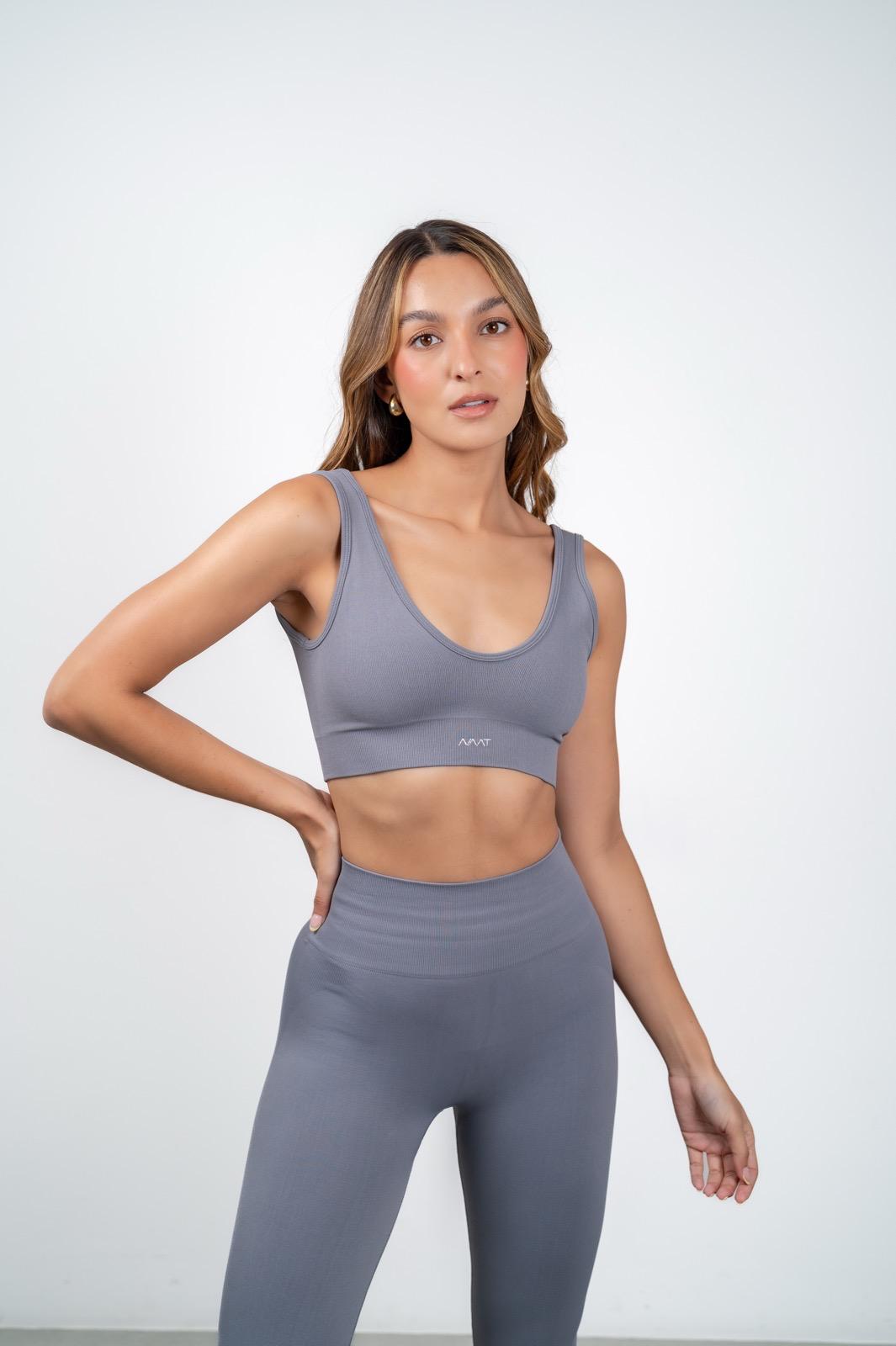 Top seamless Aura - Gris