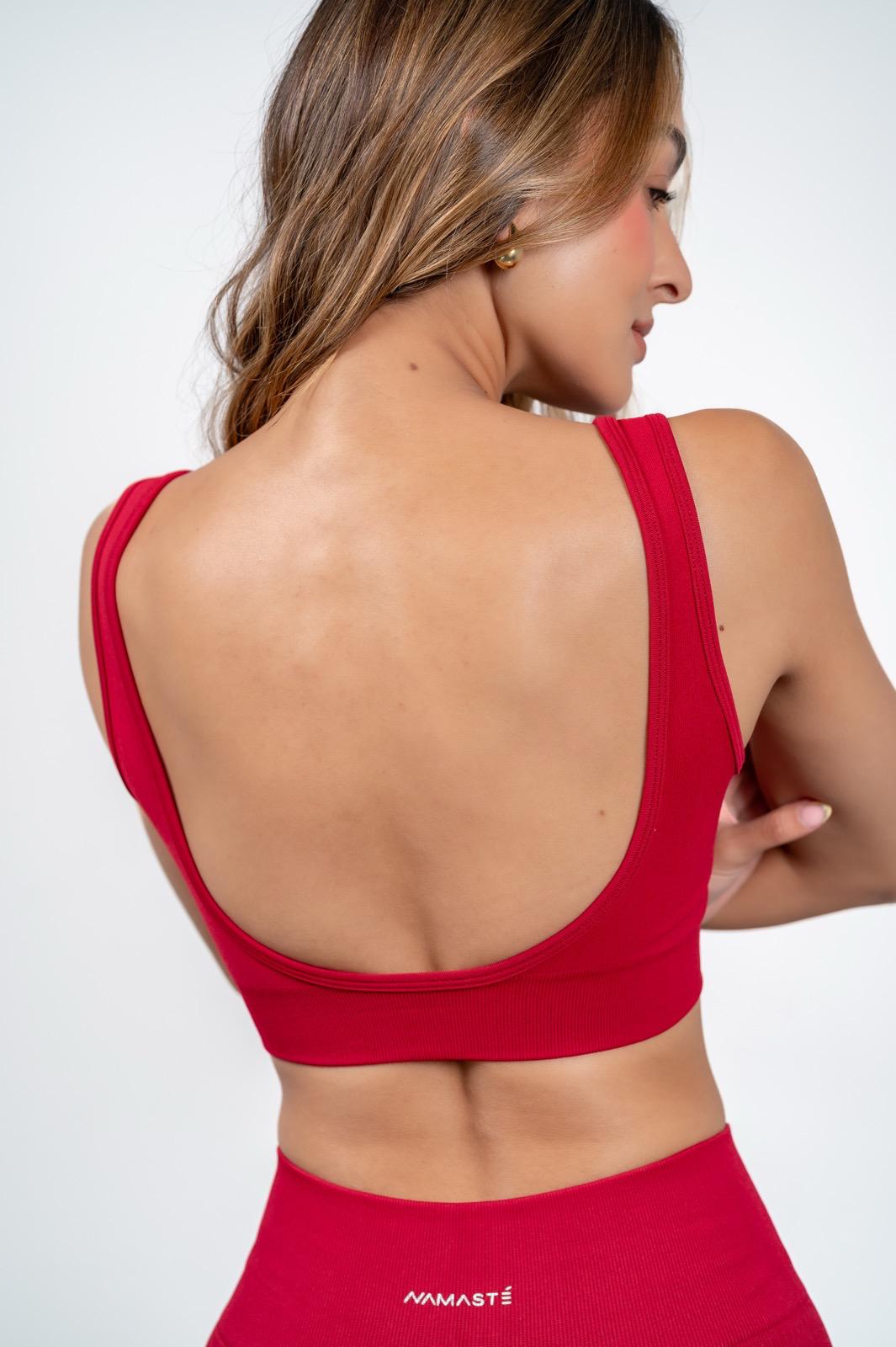 Top seamless Aura - Cereza