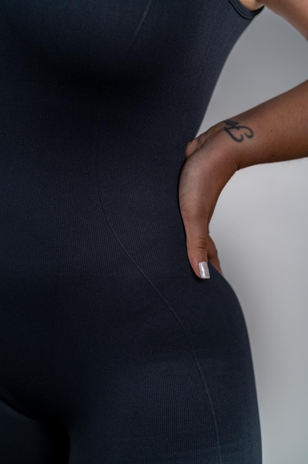 Enterizo seamless Fuerza - Negro