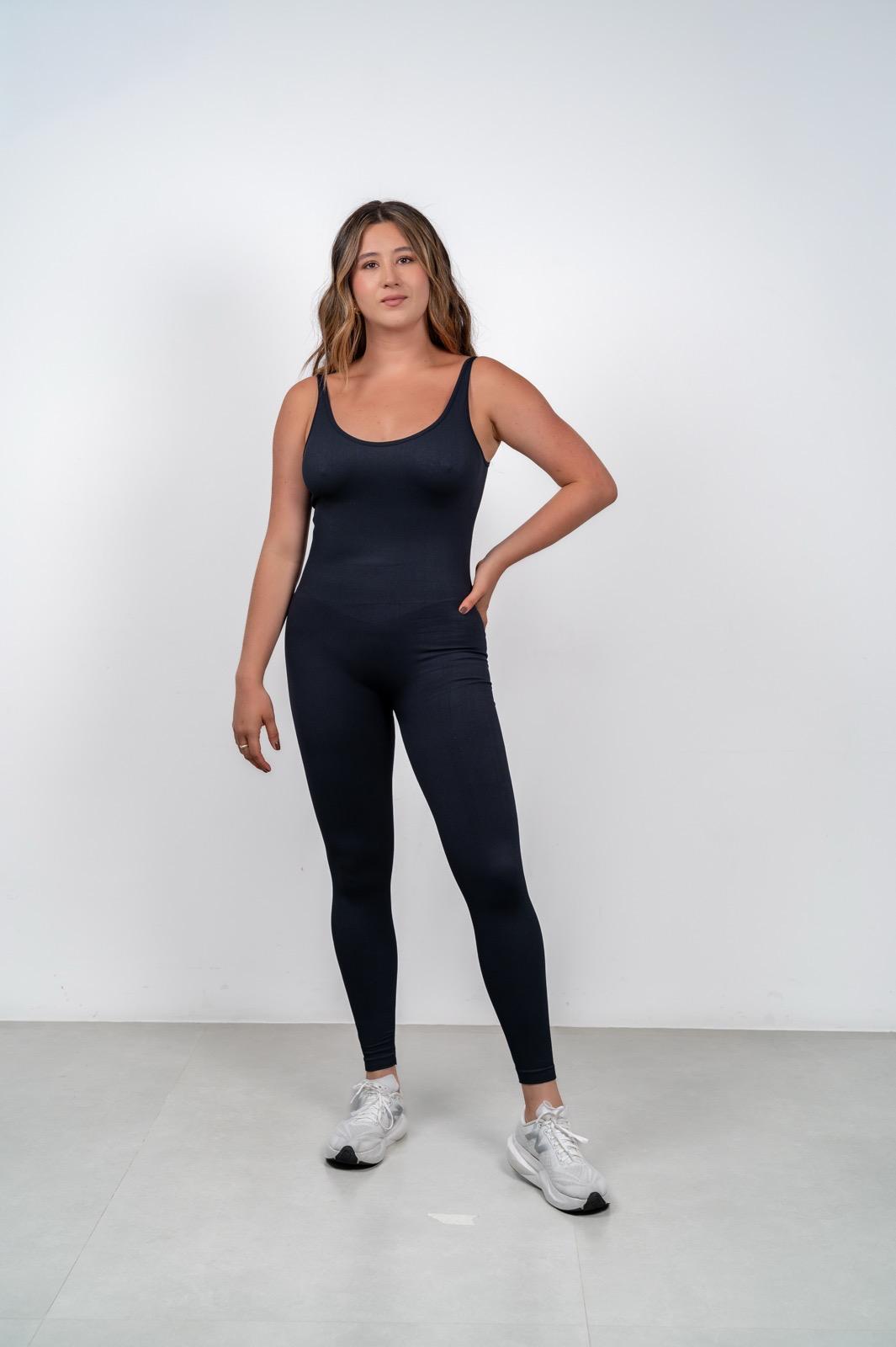 Enterizo seamless Fuerza - Negro