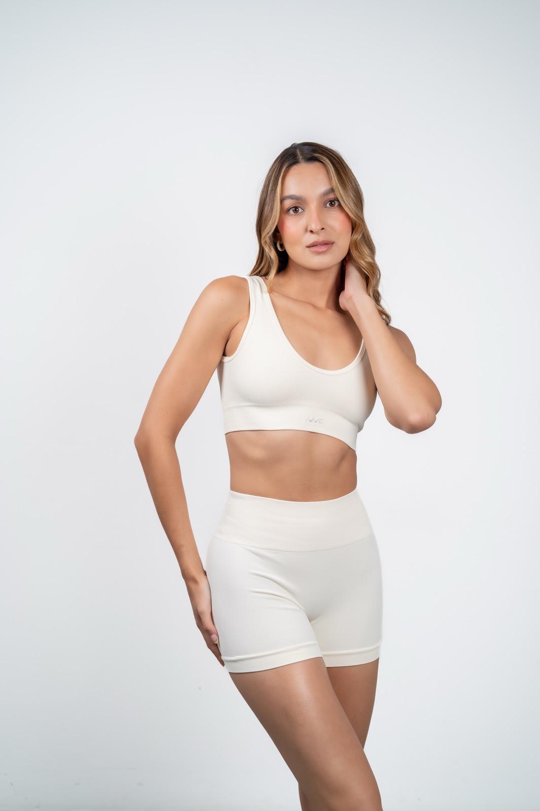 Top seamless Aura  - Crudo