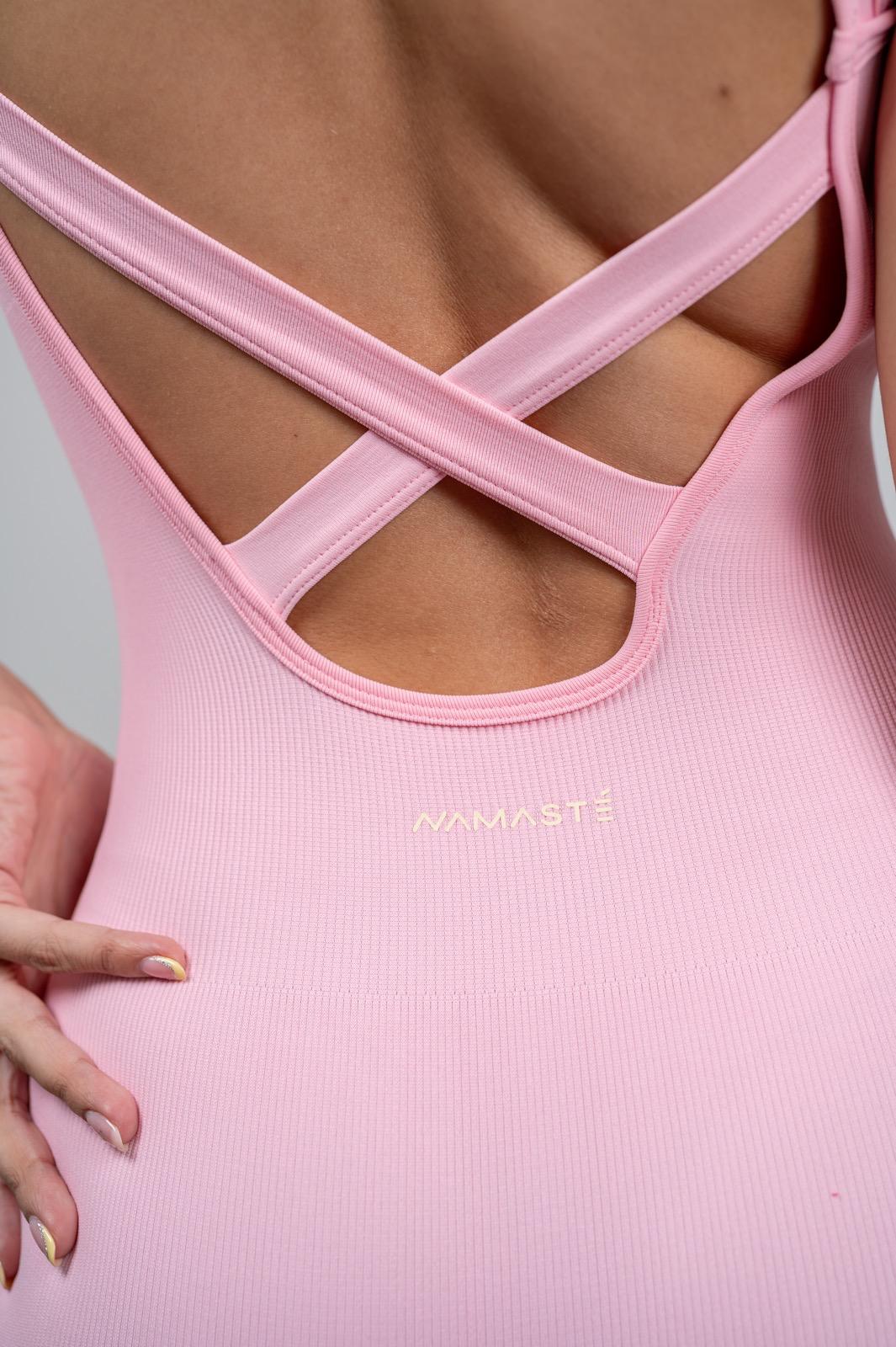 Enterizo seamless Fuerza - Rosa