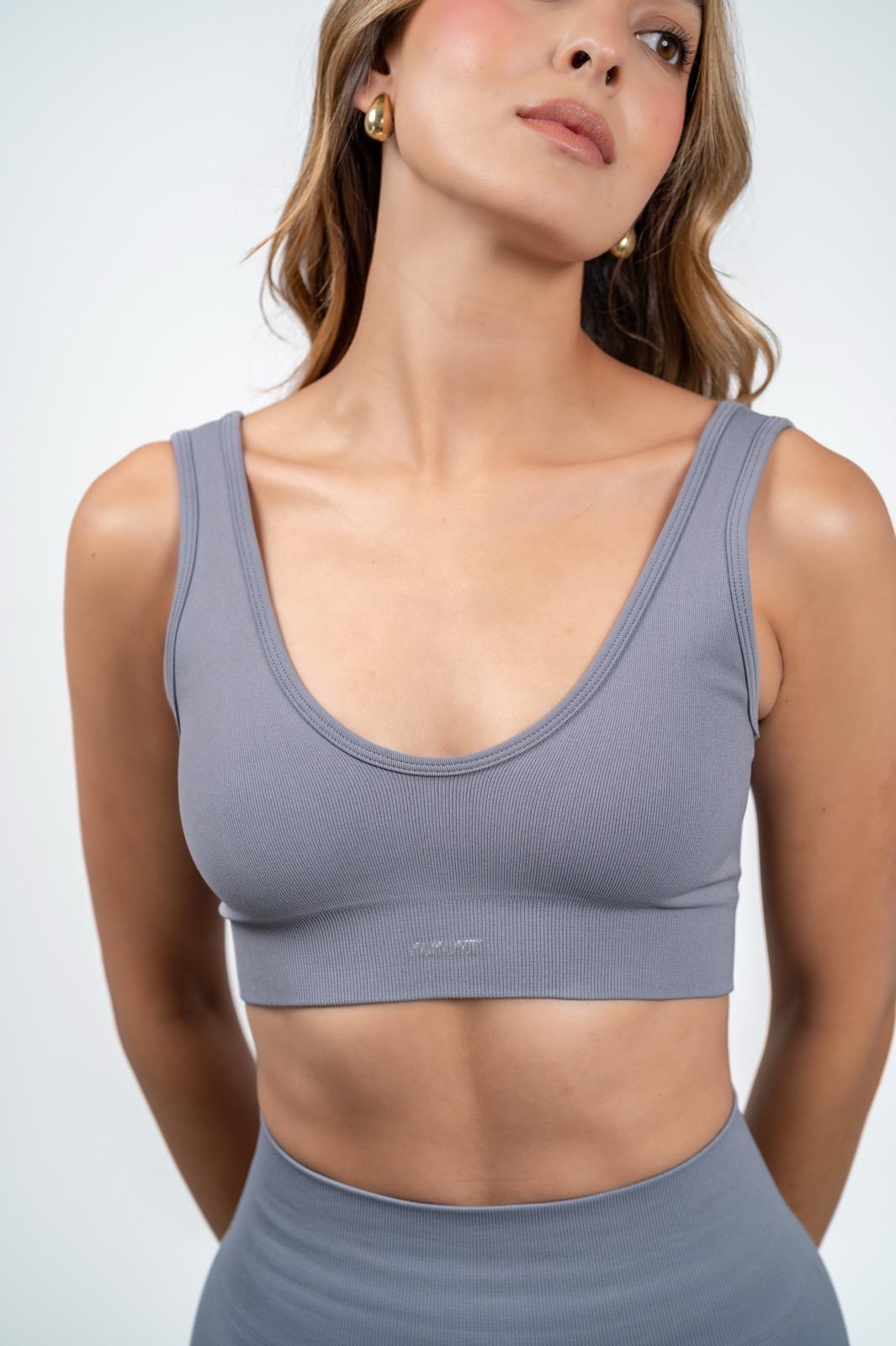 Top seamless Aura - Gris