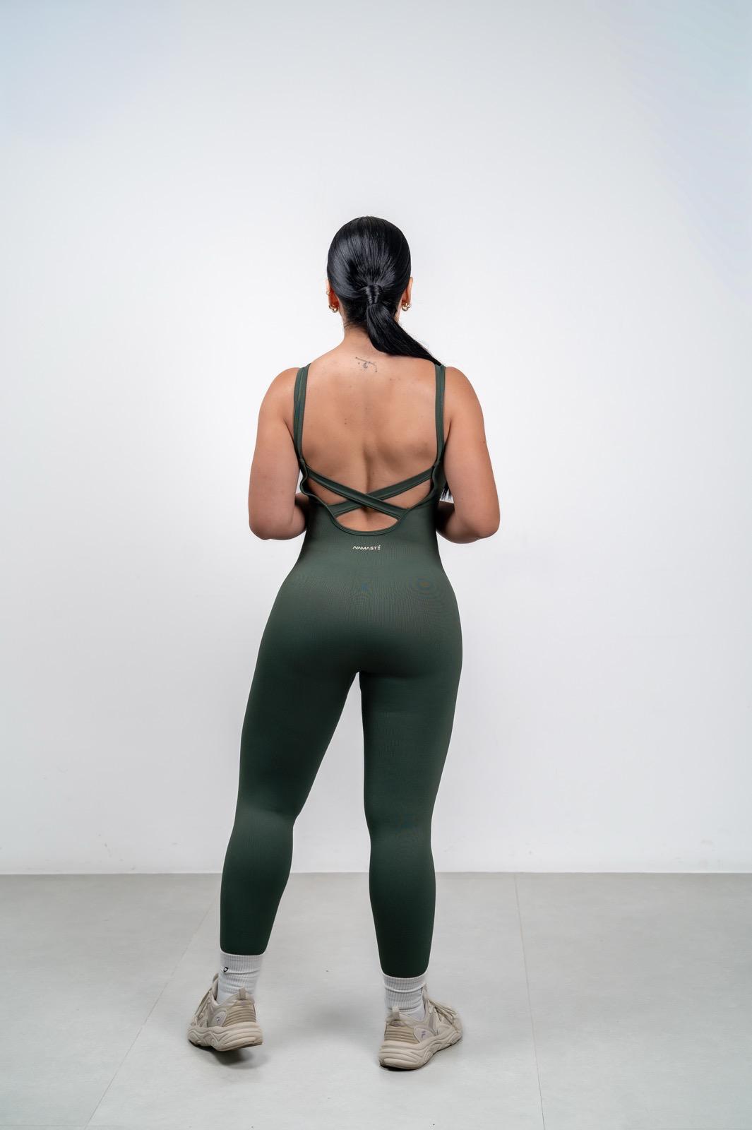 Enterizo sin costuras Fuerza - Verde