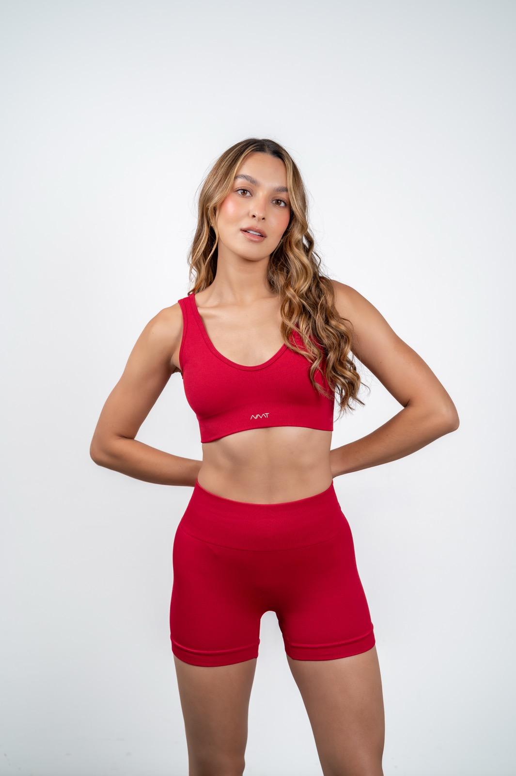 Top seamless Aura - Cereza