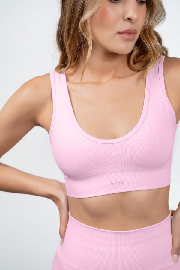 Top seamless Aura - Rosa