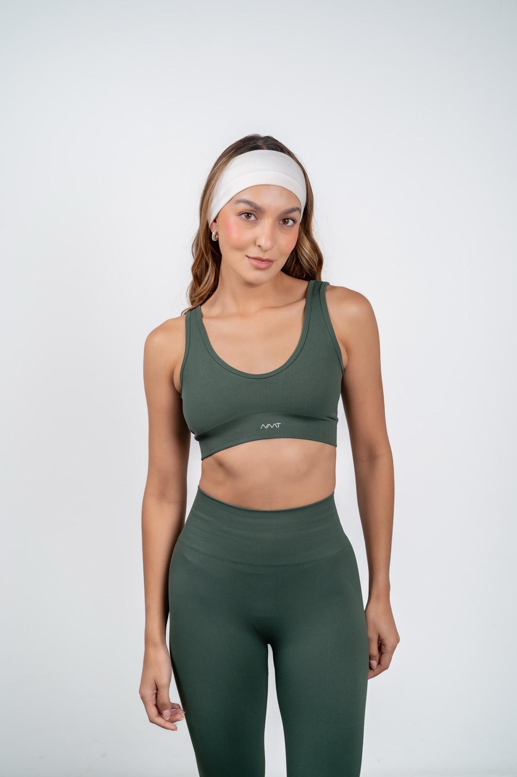 Top seamless Aura - Verde