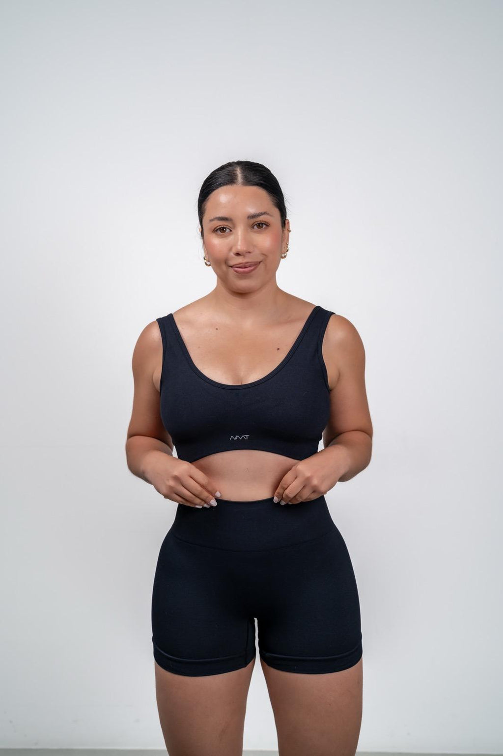 Top seamless Aura  - Negro