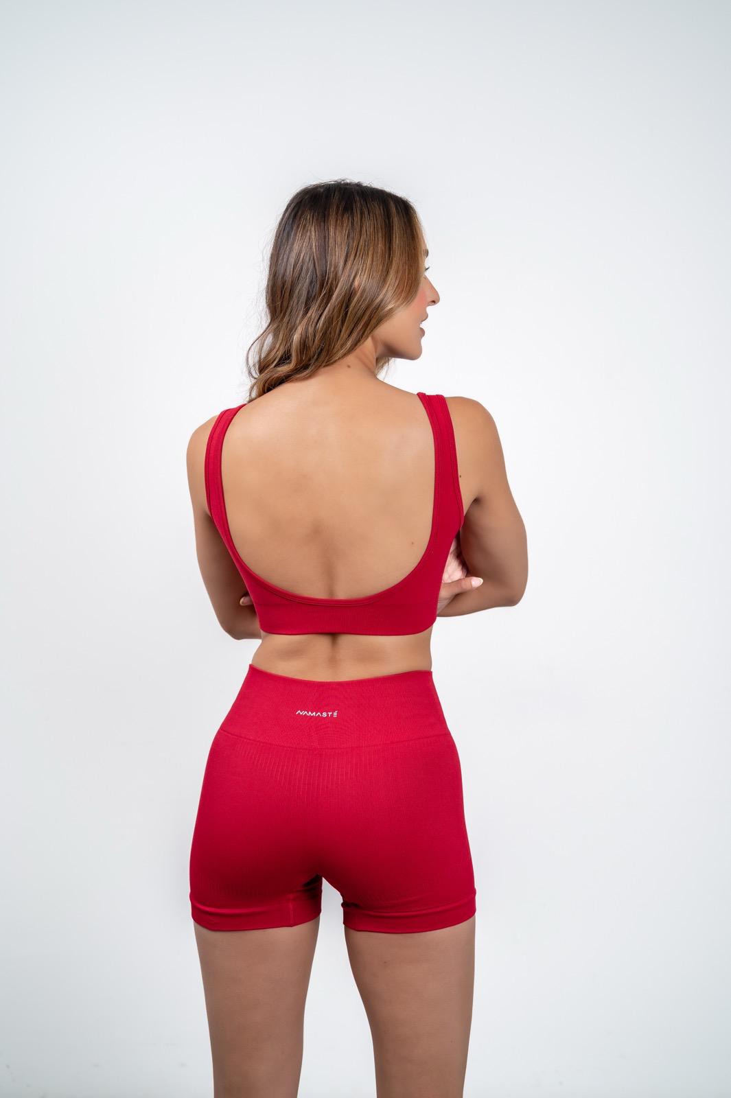 Top seamless Aura - Cereza