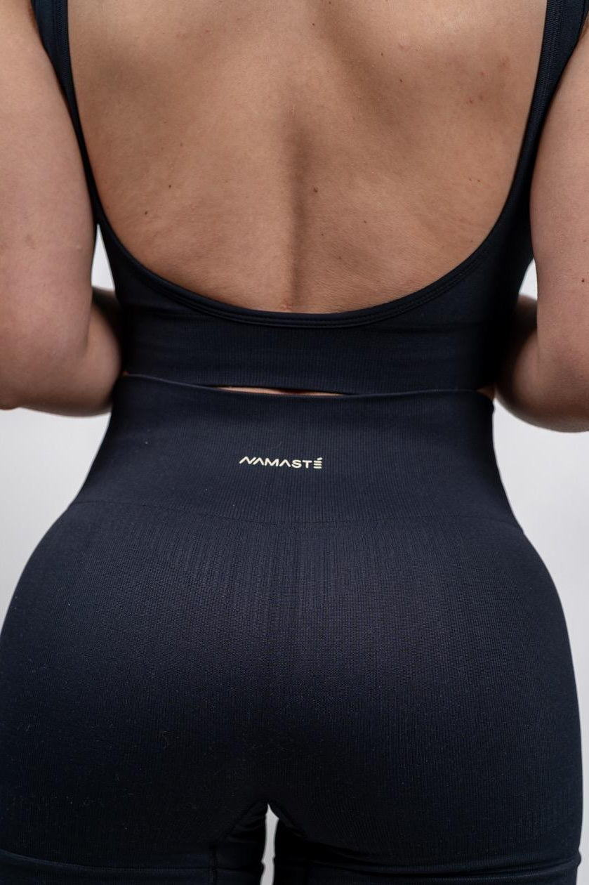 Top seamless Aura  - Negro