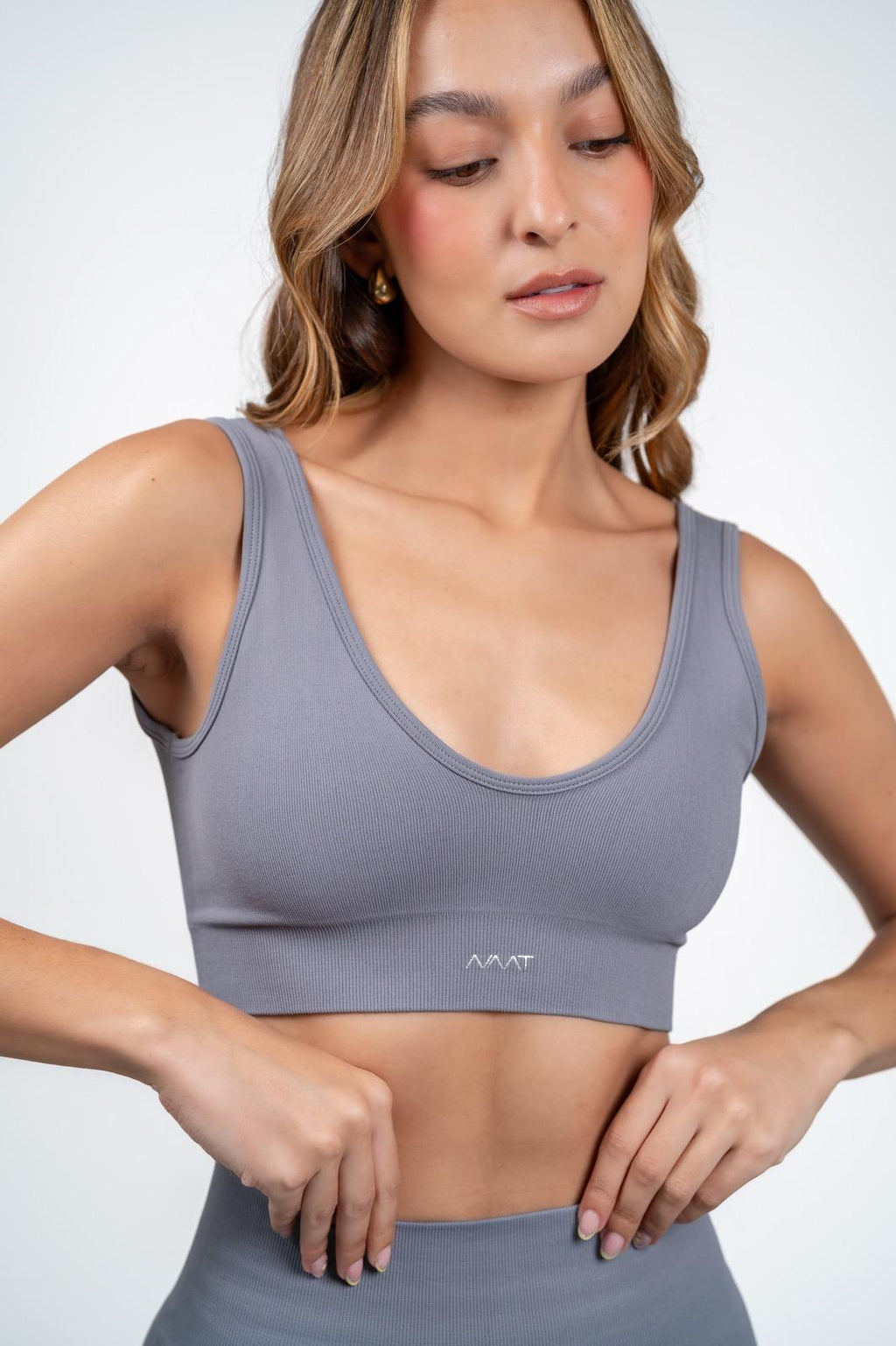 Top seamless Aura - Gris