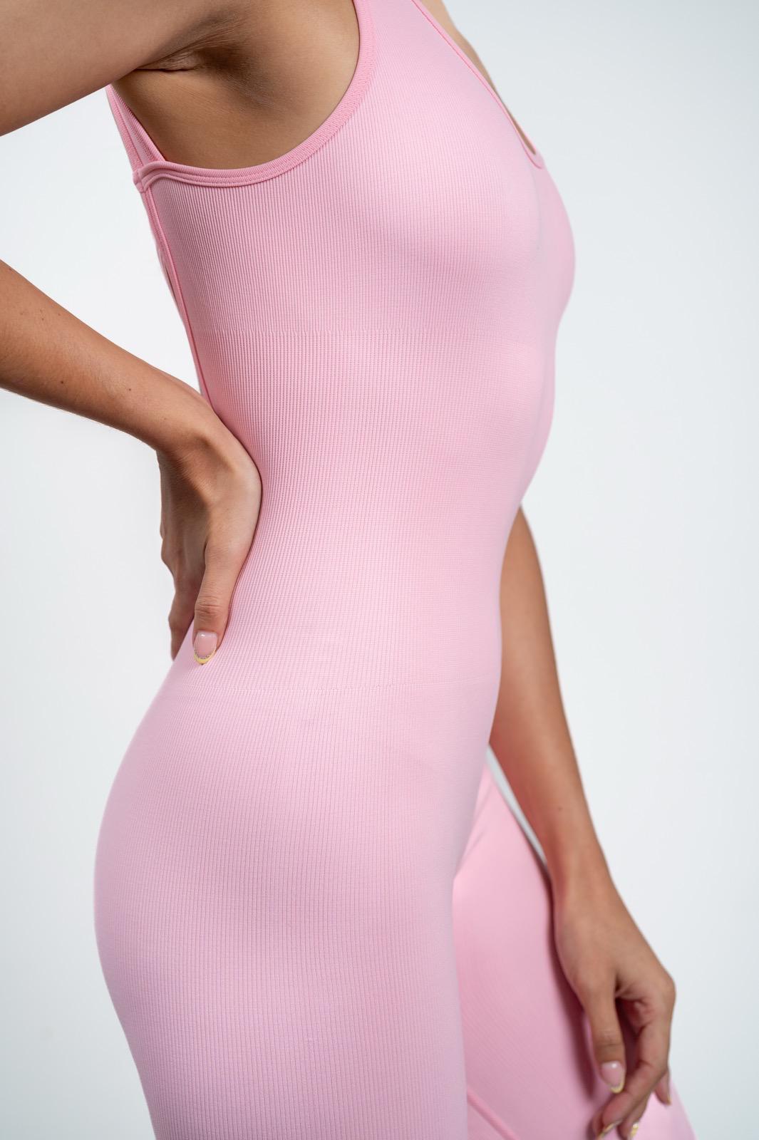 Enterizo seamless Fuerza - Rosa